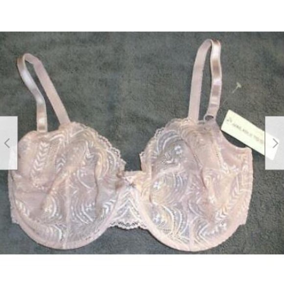 NWT Elle Macpherson Long Long Ago Underwire Bra Soft Nude 36FF - Picture 3 of 6